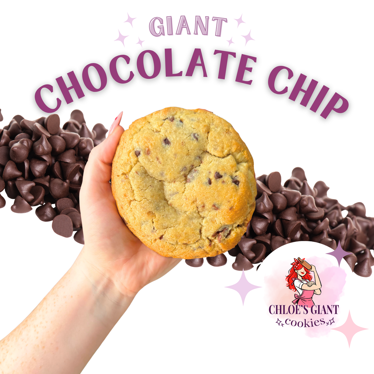 Giant Chocolate Chip – Chloe's Giant Cookies